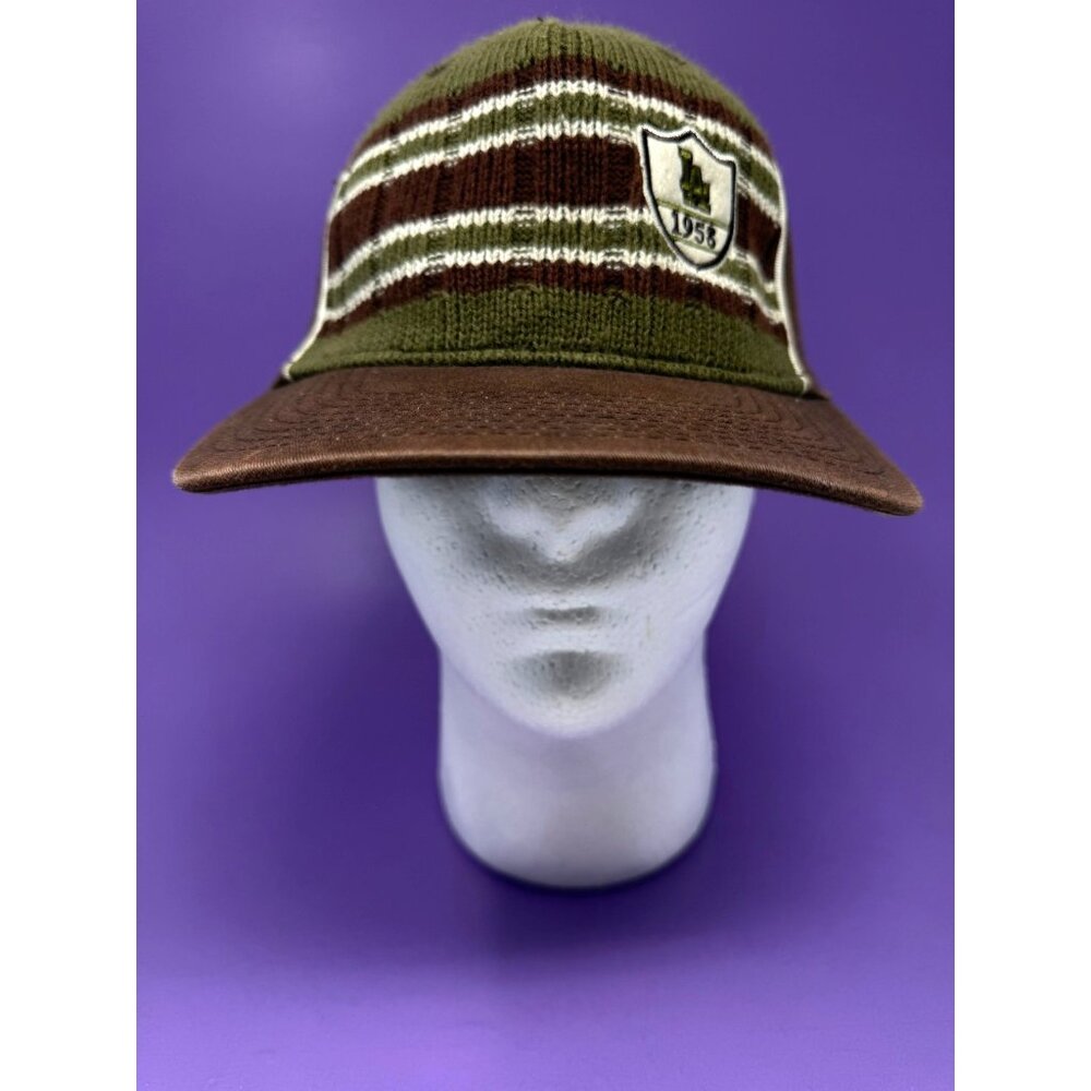 New Era Knit Los Angeles Dodgers LA Logo Brown M/L Flex Hat Cap